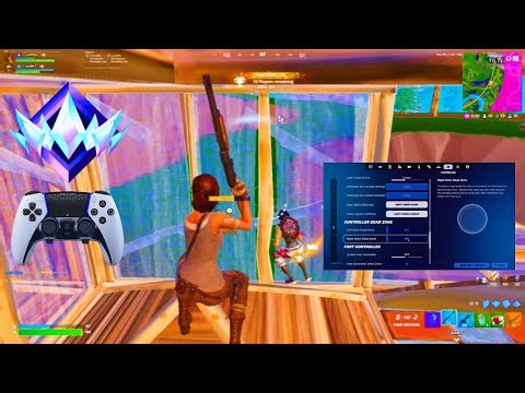 NEW BEST Controller SETTINGS + Sensitivity in Chapter 6 Season 2 🎮 ( Fortnite Reload Gameplay)