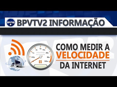 Como medir a velocidade da internet