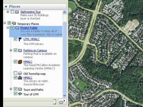 Saving Projects in Google Earth