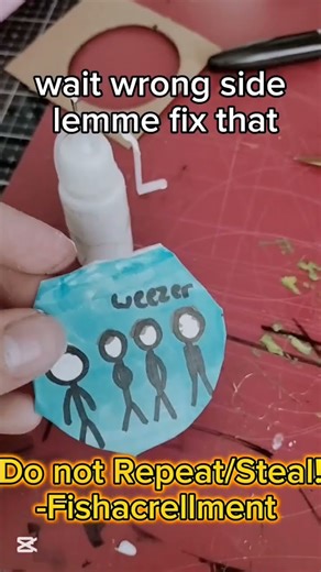 How I make pins :3! (or just making pins without a pin maker thing :P)