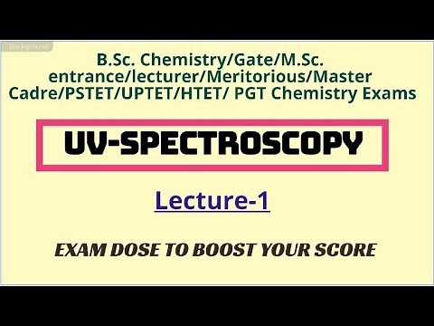 UV Spectroscopy Concept of chromophore and auxochrome #mastercadrechemistry #lecturercadrechemistry