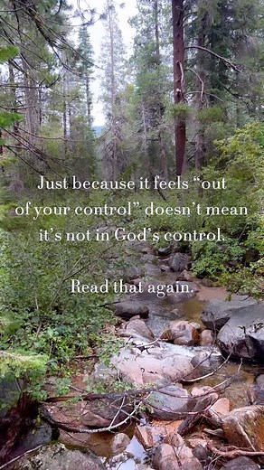 Found such peace in Lake Tahoe, and this quote became my mantra. 🌊💙 Sometimes we have to come to understand that we live in a fallen world. Good and bad things do happen in life. But I’ve learned God is always with us comforting us along the way. ‘Just because it feels “out of your control” doesn’t mean it’s not in God’s control.’ Let that sink in. Come back to it, read it, breathe it. He’s got us, always. | Tamera Mowry