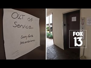 Elderly couple unable to leave Clearwater condo after elevator breaks