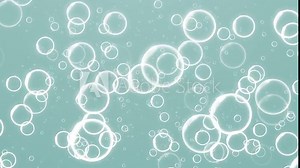 Underwater Big Bubbles Cyan, A Full HD, 1920 x 1080 Pixels, Seamlessly Looped Animation Works with all Editing Programs Simply Loop it for any duration Stock Video