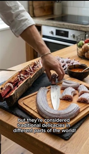 you probably wouldn’t eat these foods… or would you? 😳🌍#foodfacts #worldfoods #strangefoods