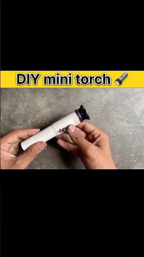 How To Make a Torchlight||At Home From Pvc Pipe | #torchlight #diycrafts #shorts #trendingsong