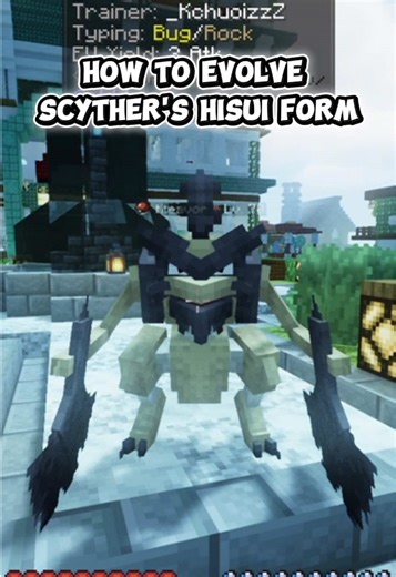 Tiến hóa Scyther Hisui trong Cobblemon