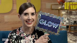 35K views · 103 reactions | We play GLOW or No? with Alison Brie to decide the fate of '80s puppets and perms  https://imdb.to/2MJC29Z | IMDb | Facebook
