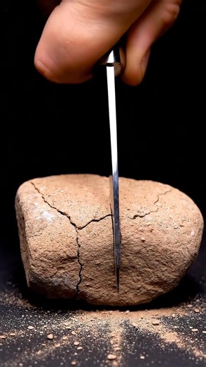 One Clean Break… A Crystal Nobody Expected 💥💎 #shorts #crystals #satisfying #viral