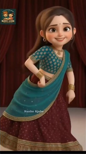 Cute Little Girl Dancing | Edo Indrajalam Song | Khaleja Telugu Song | AI Dance#trending