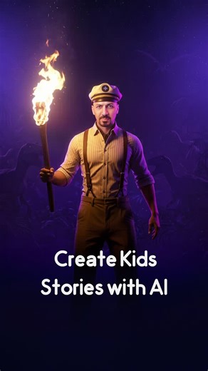 Anas Cube on Instagram: "👇 Drop any comment and I'll send you the link Your kid becomes the hero of their own story 🎉. Google Gemini makes it super easy to create cute stories that spark their imagination 💡. #AIForKids #GeminiStorybook #FunWithAI"