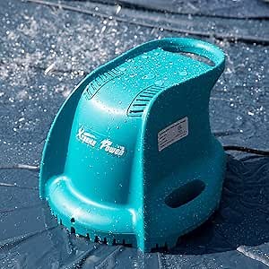 XtremepowerUS 300W 1/3HP Pool Cover Pump Automatic Swimming Pool Cover Submersible Pump Motor Pump, blue