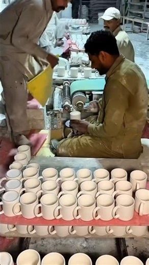 Satisfying Handmade Coffee & Tea Cup Creation | Pottery Skills 😍