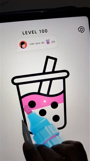 DRAW BUBBLE TEA 🧋 ASMR iPad Coloring! #shorts #relaxing #coloringadventure #ipadart #asmr