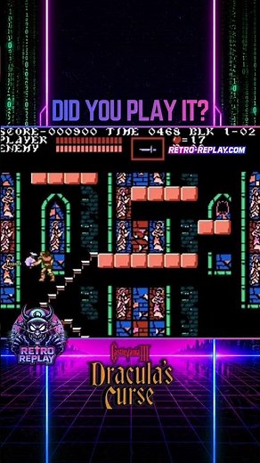 Play It? I Lived It! Castlevania III: Dracula’s Curse NES Classic 🧛‍♂️🔥 #NES #RetroGaming