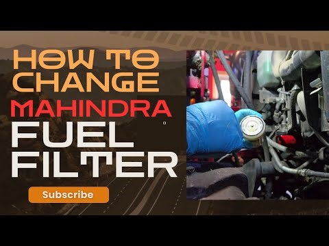 DIY Tractor Maintenance - Mahindra Fuel Filter Swap Made Easy