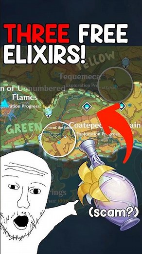 how to get 3 SANCTIFYING ELIXIRS for FREE in Genshin Impact