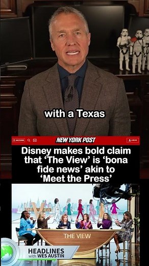 Disney Says The View Is Real News