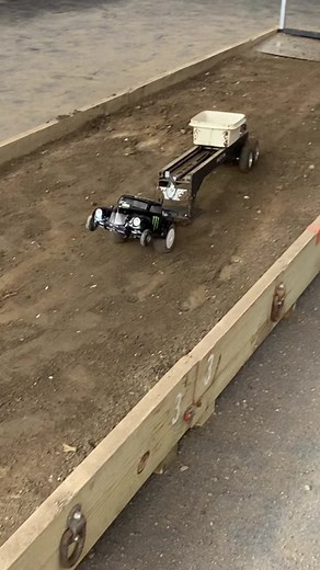 Small RC Trucks Pulling Heavy Sled | RC Truck Pulling Action