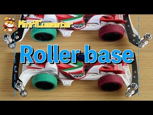 【Mini4WD】The speed changes depending on the roller position! roller base!【Mini4Cumaster】