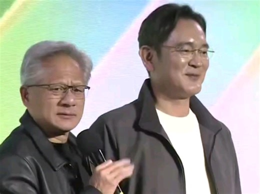 英伟达黄仁勋和三星会长李在镕