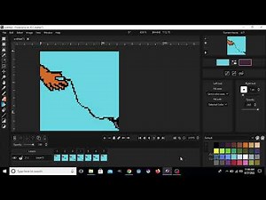 My First Pixelorama Animation. Best free Pixel Art Software
