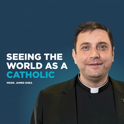 The Catholic worldview is wholly unique, profound, and invigorating. Msgr. James Shea unpacks the mystery of this vision. 🌎 Don’t miss the next episode! Make sure to follow EDIFY! | CatholicVote