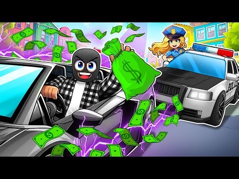 CRIMINEL SPEEDRUNNER vs POLICE AGENT CHASSEUR Dans DRIVING EMPIRE ! (Roblox)