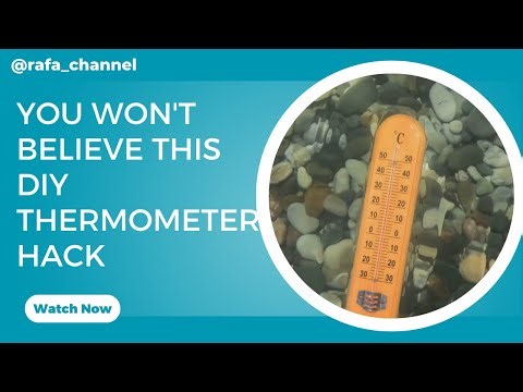 YOU WON'T BELIEVE THIS DIY THERMOMETER HACK!!