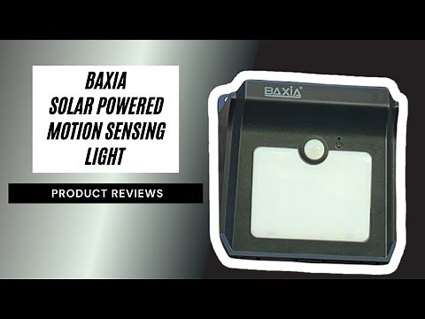 Baxia Technology Solar, Outdoor, Motion Sensing LED Light Review and Installation (4 Pack for $20!)