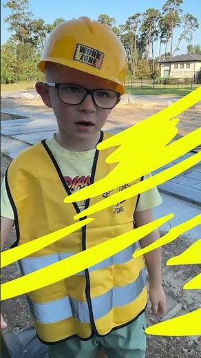 Monster Truck Kids Wrecked The Construction Yard (Police Chase)