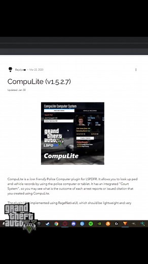 Jak pobrać COMPULITE do LSPDFR do GTA 5 #GTA5 #gta5 #youtube #gry #polskapolicja #viral #dlaciebie #dc #poland #polska #lspdfr #roleplay #rp #compulite #bazadanych #policjagta5