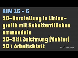 Converting Archicad BIM 15-5 3D representations to 2D graphics