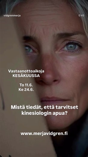 Mistä tiedät, että tarvitset kinesiologin apua? Viimeistään silloin, kun … Keho oireilee ilman selkeää syytä tai ongelmat palaavat aina takaisin. … Stressi ei helpotu, vaikka stressinhallinnan keinot ovat käytössä. … Tunnereaktiot ovat tilanteeseen nähden ylimitoitettuja. … Toistat samaa kaavaa tai teet samoja valintoja, vaikka ymmärrät tilanteesi. … Päätökset tuntuvat raskailta tai mahdottomilta toteuttaa. … Päätät muuttaa elämääsi, mutta et saa muutoksia aikaan, vaikka haluat. Silloin ei enää 