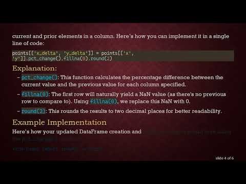 Efficiently Calculate Deltas in a DataFrame with Pandas