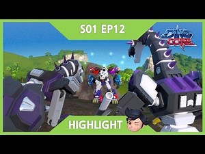 [DinoCore Highlight] Showdown! Rex vs. Darkno | 3D | Dinosaur Animation | Season 1 Episode 12
