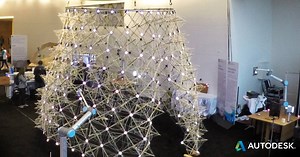 305K views · 2.3K reactions | What happens when you bring together robots, humans and wearables? Autodesk Research did a project to find out. The team built this 12-foot tall structure to explore human-robot collaboration. | Autodesk | Facebook