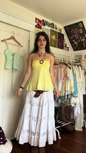 Summer Outfit Ideas: Maxi Skirts and Baggy T-Shirts