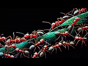 Army Ants Build Living Bridges With Their Bodies
