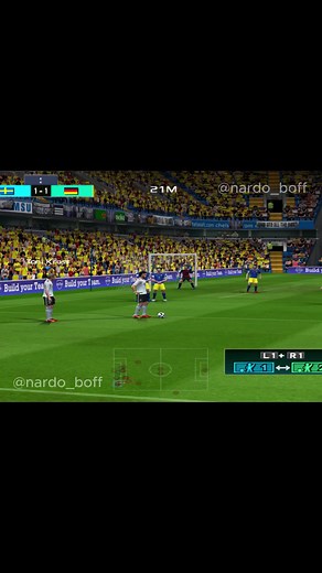 Gol de Falta: Alemanha x Suécia no EFootball