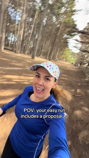 I’ve run past a lot of things… but this was a first 💍🏃‍♀️ #running #views #weddingproposal #runnergirl #runtok