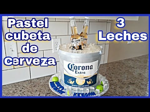 CORONA 3 MILK BEER BUCKET CAKE