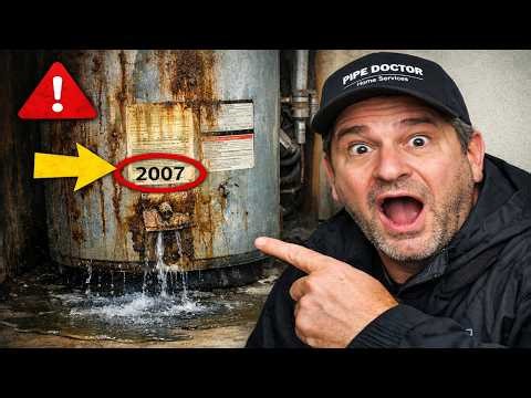 This 19-Year-Old Water Heater Is a DISASTER Waiting to Happen… Replace It NOW!