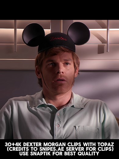 Dexter Morgan Edit with AI Upscaling Techniques