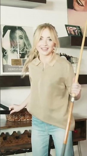 Sabrina Carpenter's Once-in-a-Lifetime Pool Trickshot