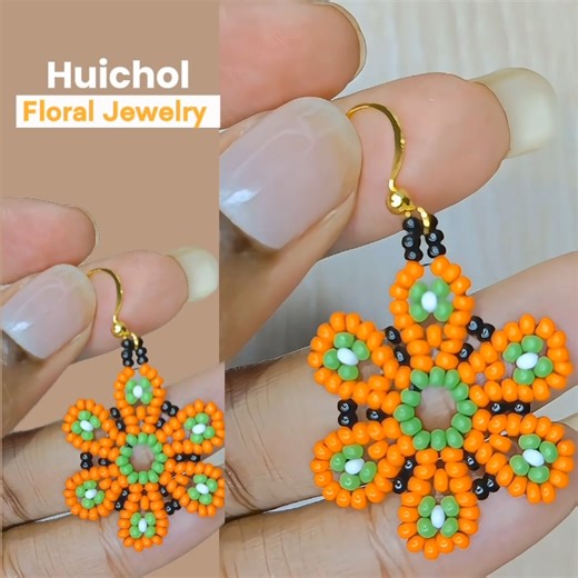 Bloom with Tradition: Huichol Beaded Flowers for Earrings & Rings ✨ Embrace vibrant Mexican culture with handcrafted Huichol beaded flowers! These stunning earrings & rings showcase intricate beadwork & bold colors, transforming any outfit into a masterpiece. Happy beading! 🌺 📹Beaded Magic #lovebeads #beadedring #huicholjewelry #huichol #beadedflower #beadedearrings #beadedjewelry #handmadejewelry #beadingtutorial #beadingtips #beadingpatterns #beads #beadingismedicine | Love Beads