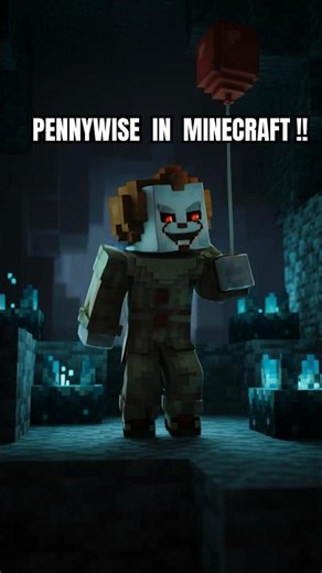 Pennywise taps into the Minecraft lore to scare the warden 😈