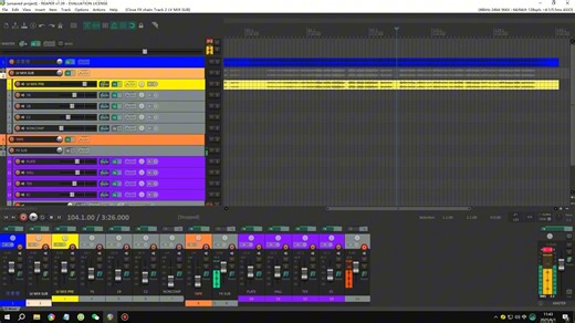 25年上半个人reaper贴混工作流