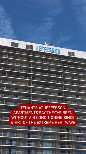 Tenants living at the Jefferson, a high rise apartment building at 9000 E Jefferson Avenue in Detroit, say they’ve been without air conditioning for days as a heat wave moves through. Read more: themetrodetroitnews.com/tenants-at-jefferson-apartments-say-theyve-been-without-air-conditioning-since-start-of-the-extreme-heat-wave | Metro Detroit News