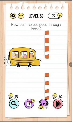 Brain Test Level 55 Walkthrough